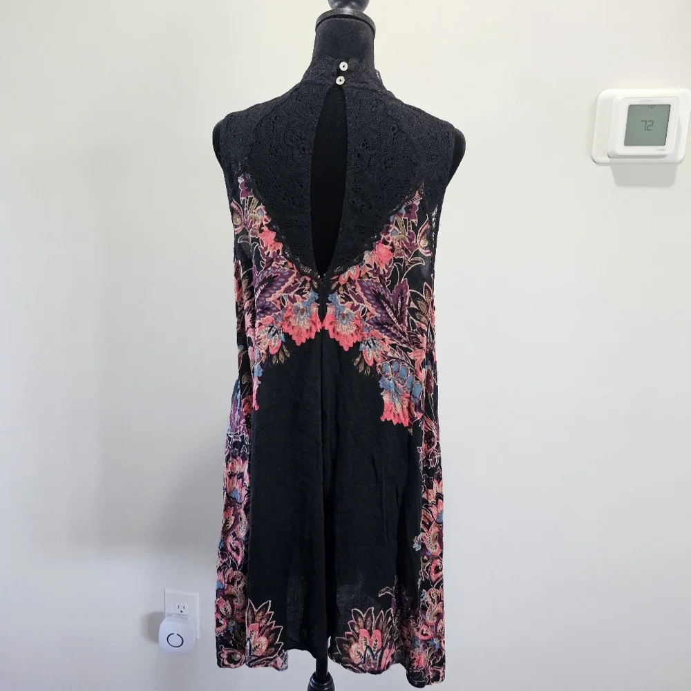 Intimately Free People Marsha Trapeze Swing Slip  Dress Size Medium Whimsigoth - Picture 7 of 12